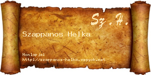 Szappanos Helka névjegykártya